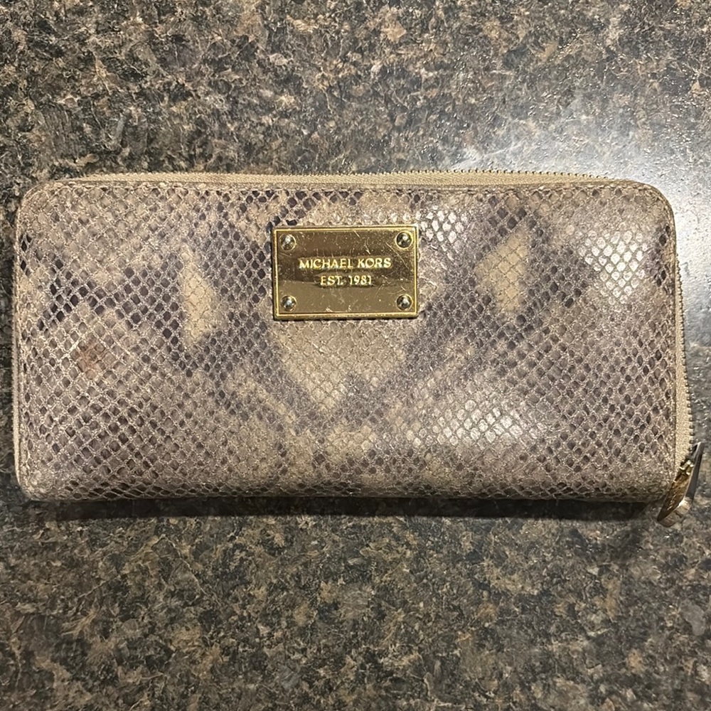 Snake Skin Michael Kors Wallet